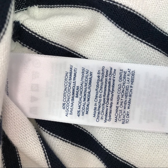 Chaps XL Striped Knit Lightweight Top Sweater EUC - Picture 4 of 6